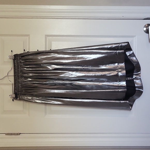 en Thread Silver Metallic Skirt - Picture 2 of 5